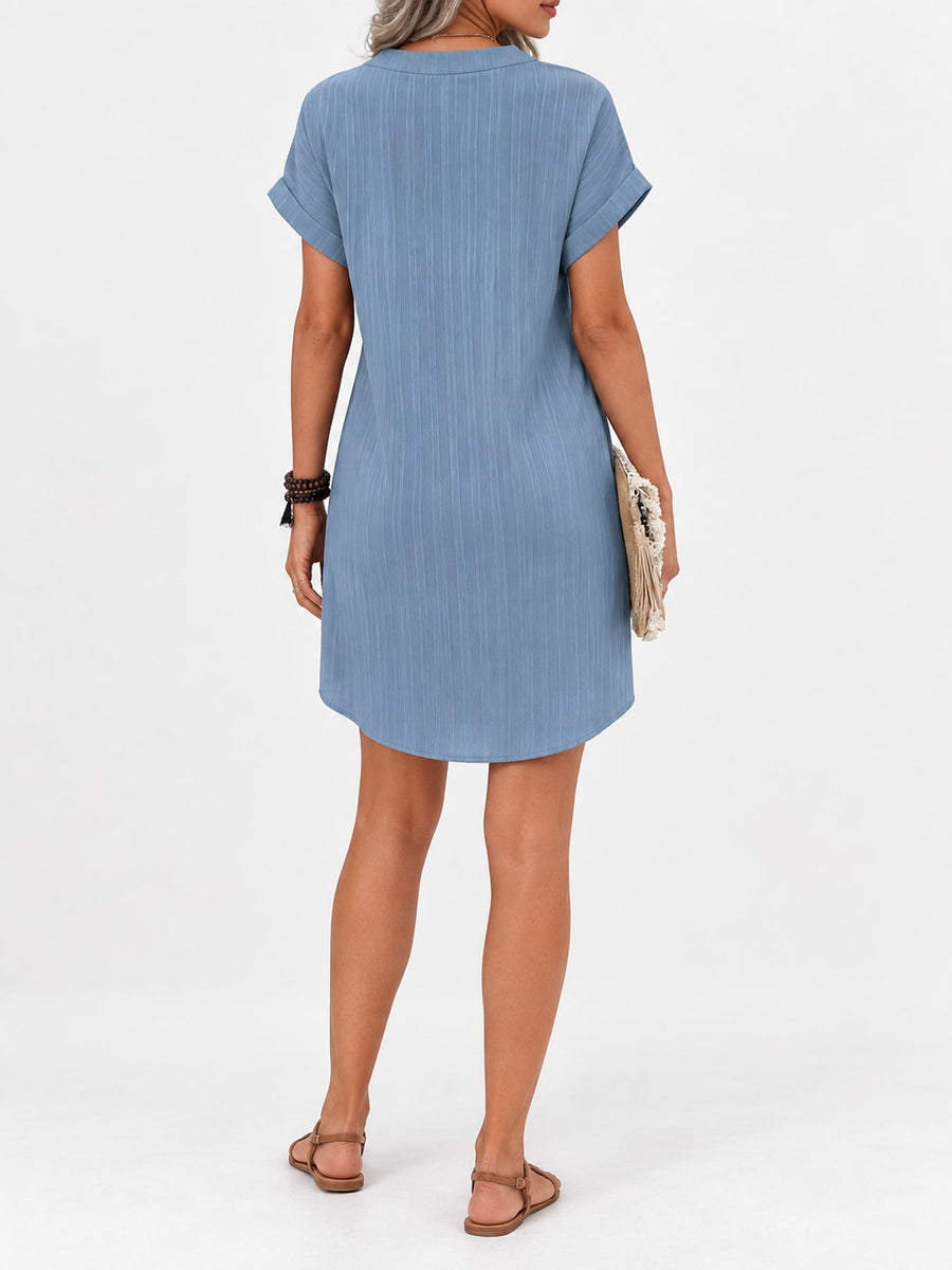midi dress featuring ribbed in Green with Polyester blend containing at least 70% but less than 80% polyester texture