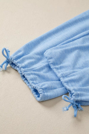 Cap Sleeve Knit Set With Jogger Pants in this colorway