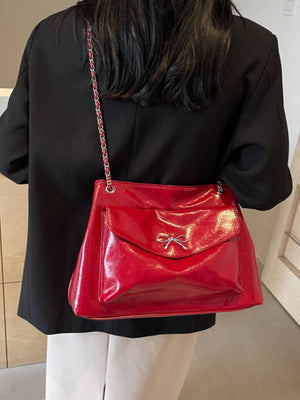 Wine Red shoulder bag
