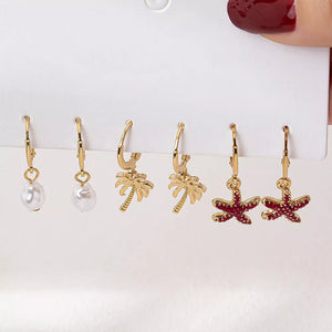 Synthetic Pearl, 18K Gold-Plated, Alloy, Rhinestone Care instructions: Avoid wea earrings in red with straight silhouette