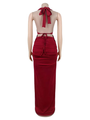 burgundy maxi dress with maxi and pullover