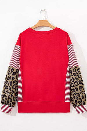 brown sweatshirt with raglan sleeves and raglan sleeve
