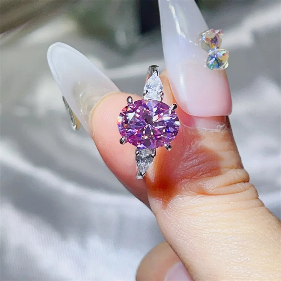 glam ring in silver with N/A