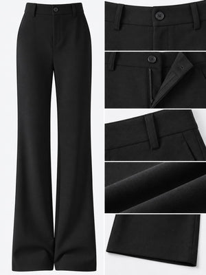 trousers in Black-Regular