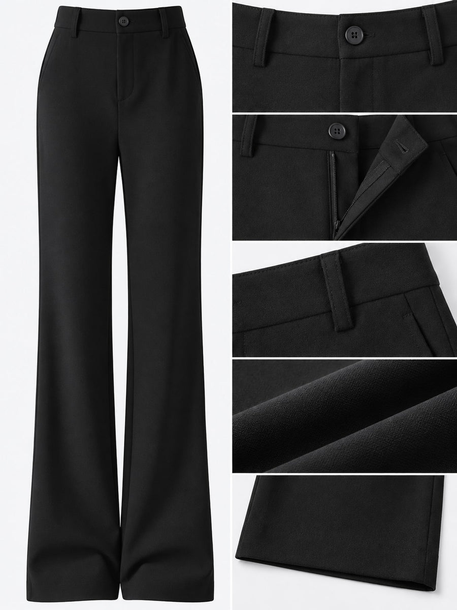 trousers in Black-Regular