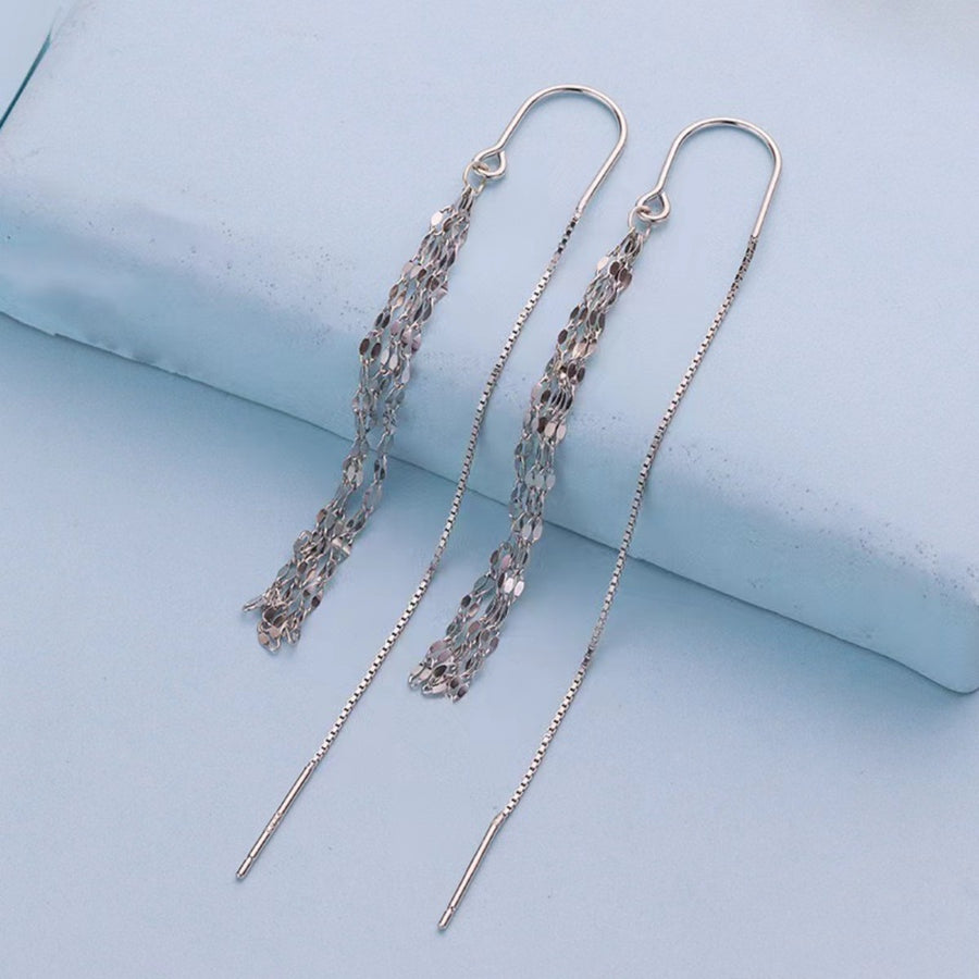 925 sterling silver Care instructions: Avoid wearing during exercise, as sweat w earrings in Silver with straight silhouette