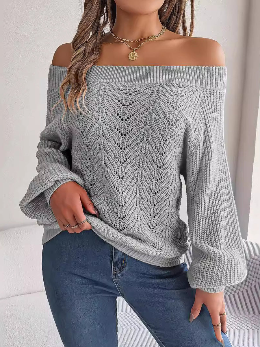 pullover sweater in Gray