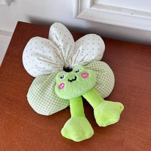 hair scrunchy featuring gingham in Blush Pink with polyester Imported Size & texture