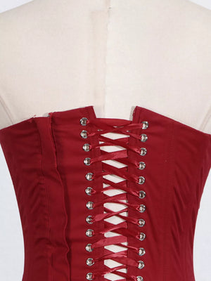 Ruffled Hem Tube Mini Dress option 7