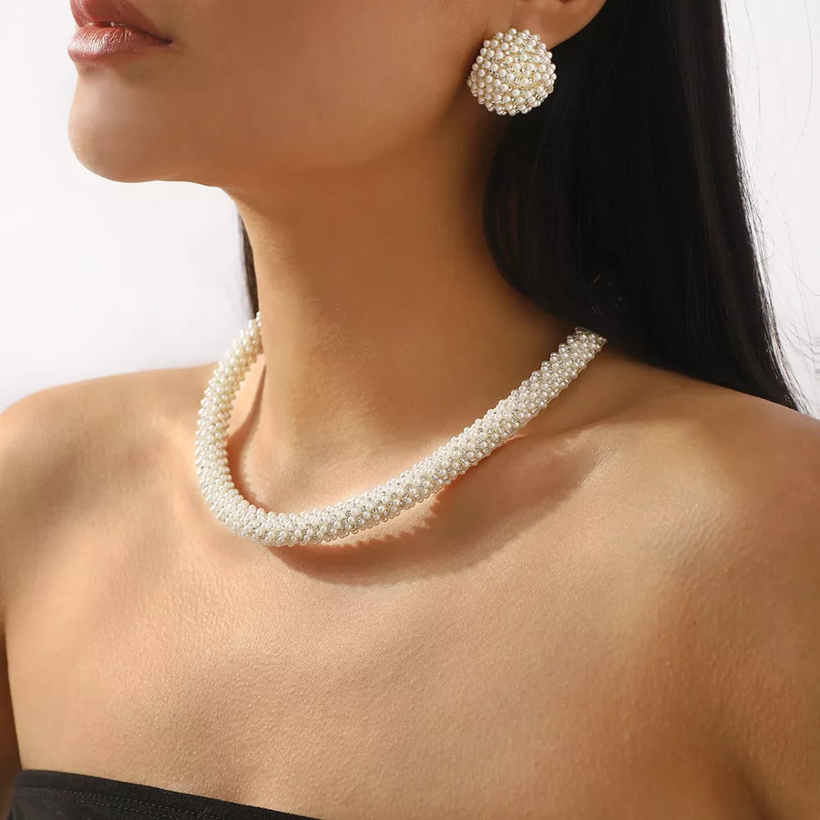 glam Jewelry Set in ivory with not applicable