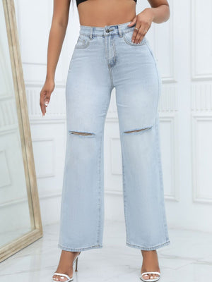 73% Cotton, 14% Rayon, 2% Spandex, 11% Polyester Care instructions: Machine wash wide-leg jeans in Black with wide-leg