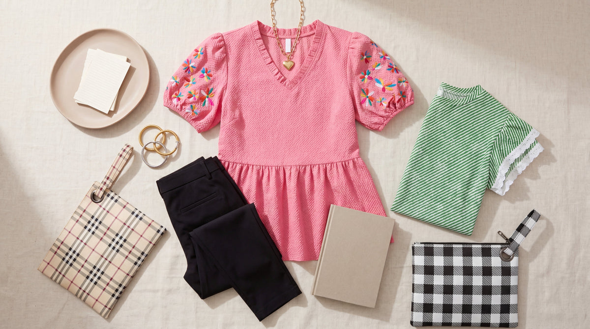 Embroidered Blouse Styling 2026 – Vonili’s Key Looks & Wristlet Pairings