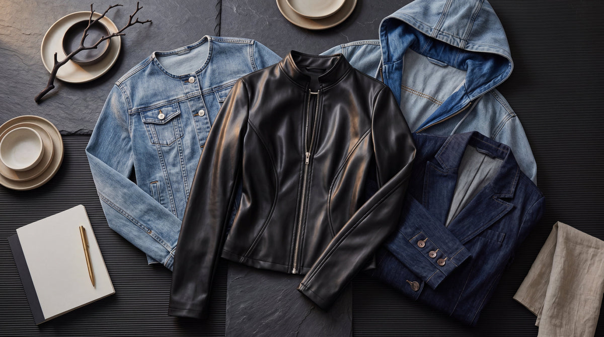 Faux Leather Zip-up Jacket: 2026’s Essential Outerwear Staple | Vonili