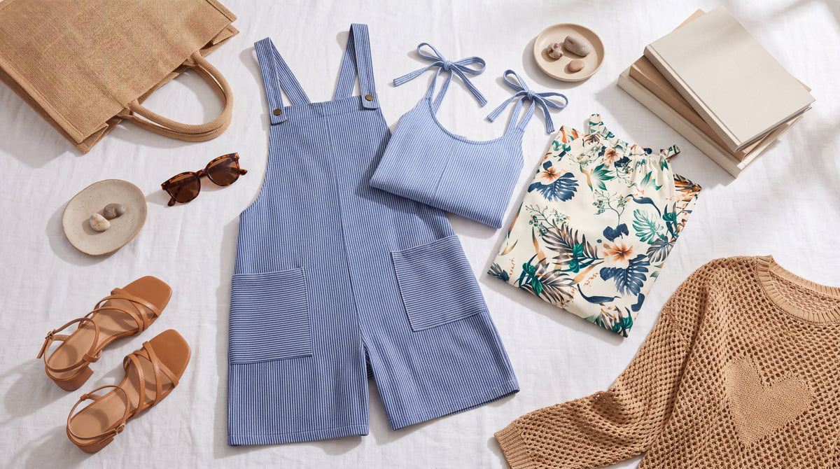 Striped Denim Overalls with Patch Pockets: 2026’s Effortless Summer Staple