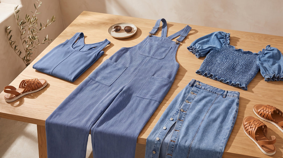 Explore Versatile Denim Skirts & Overalls