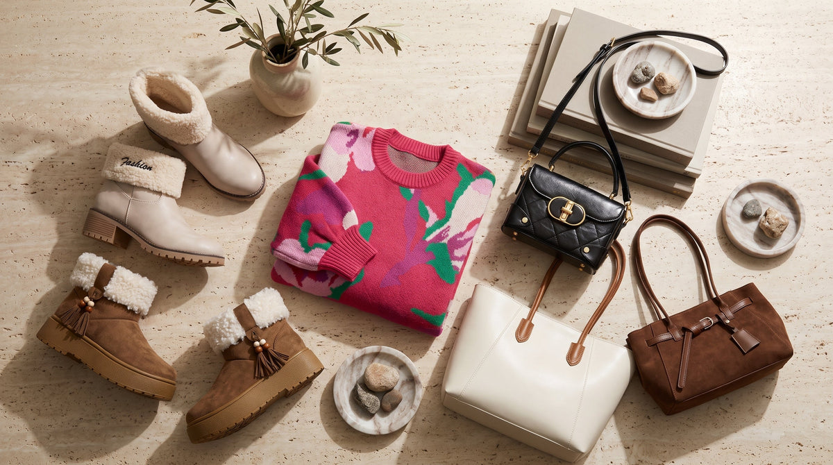 Effortless Elegance: Romantic Layers & Accessories