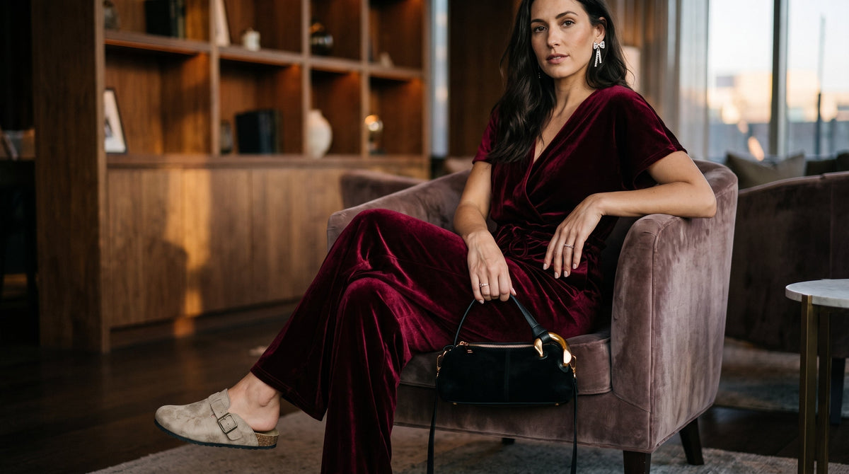 Velvet Jumpsuit Date Night Outfit: Where It Works Best