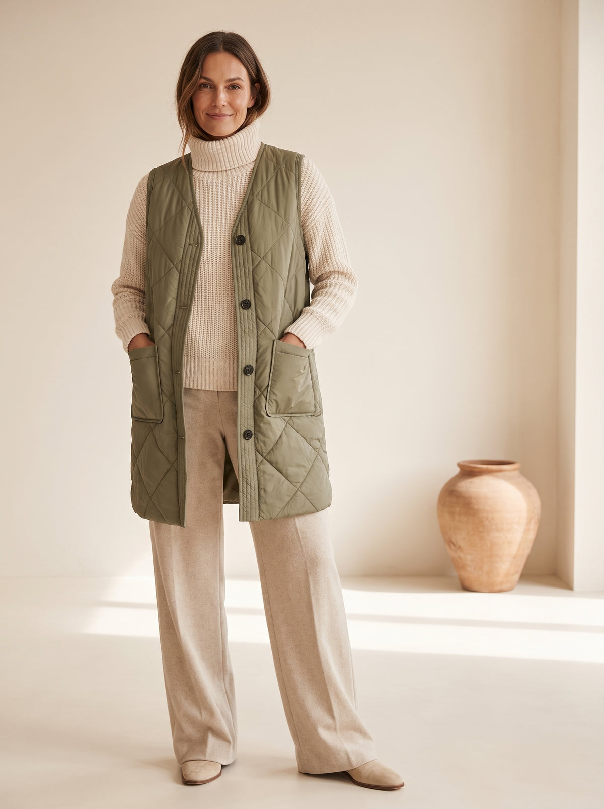 Women's Outerwear & Chic Vests — Vonili collection hero