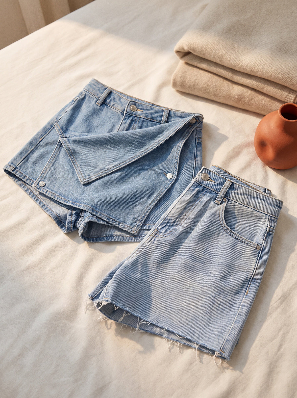 Women's Chic Denim Shorts & Trousers