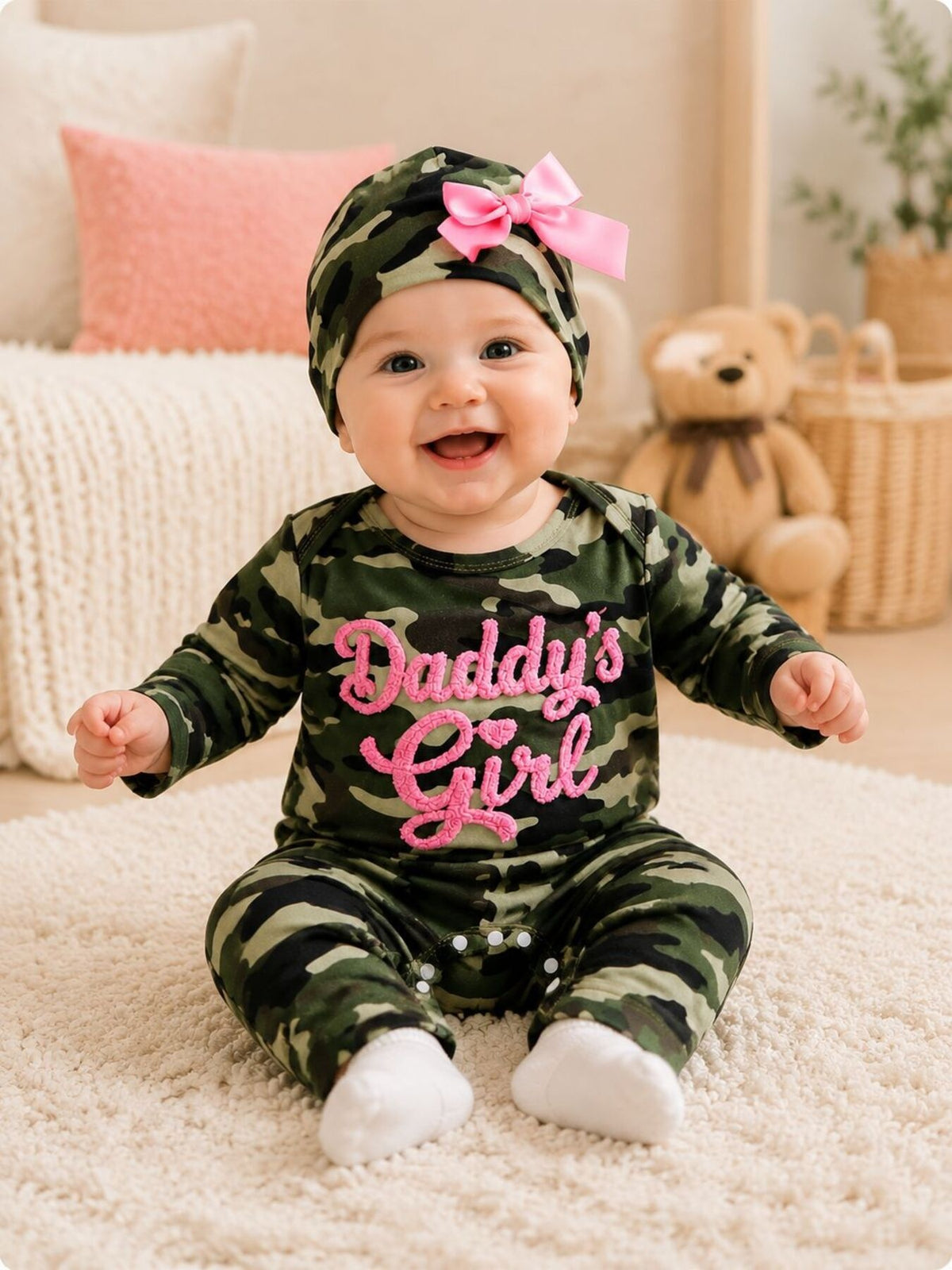 olive green jumpsuit with camo and crew neck