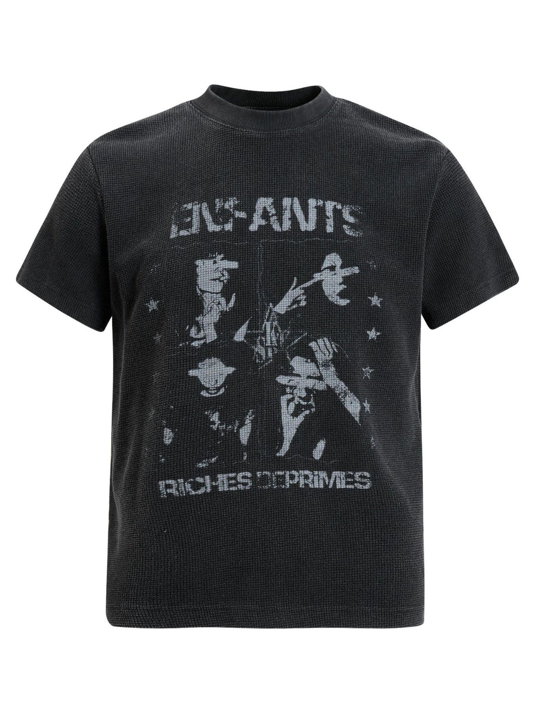 t-shirt in charcoal featuring graphic print and regular fit