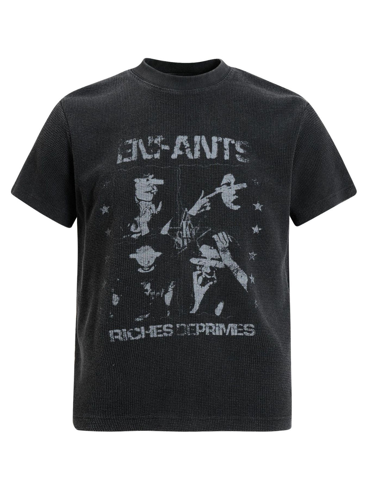 t-shirt in charcoal featuring graphic print and regular fit