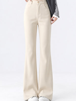 Apricot-Regular with trousers with high-waisted 27