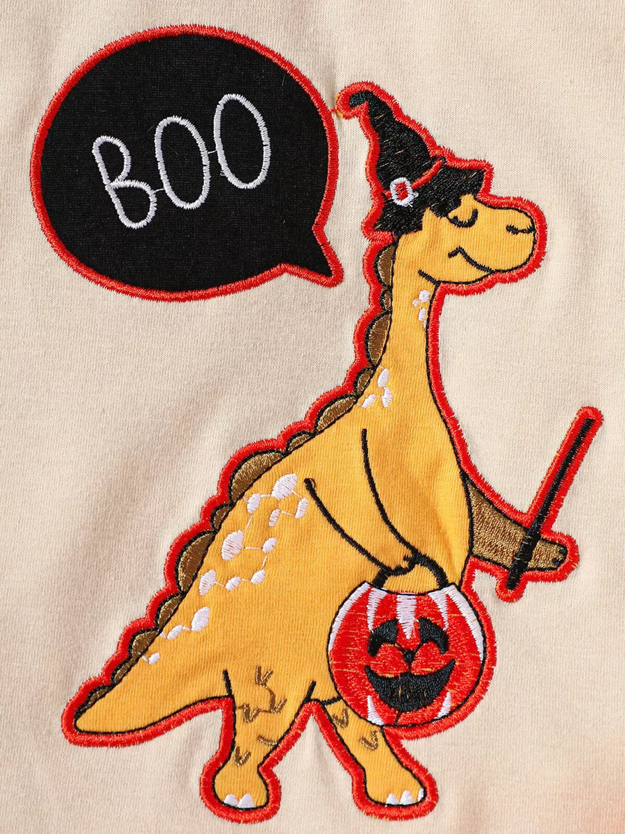 Children's Dinosaur Long Sleeve Bodysuit And Pants Set option 7