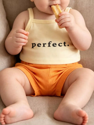 Children's Letter Cami And Shorts Set
