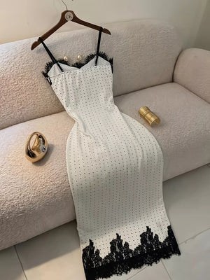 ivory maxi dress with maxi and pullover