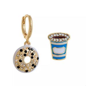 Dutch Barbecue Pan earring with mini and hinged hoop