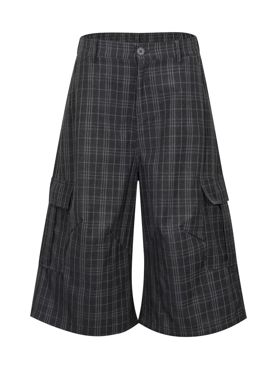 68% Polyester 30% Viscose 2% Elastane Care instructions: Machine wash cold capris in Dark Gray with wide-leg silhouette