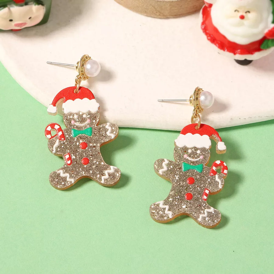 Synthetic Pearl, 18K Gold-Plated, Acrylic, Zinc alloy Care instructions: Avoid w earrings in white with dangle silhouette