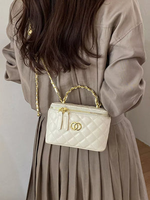 Quilted Leather Crossbody Bag option 8