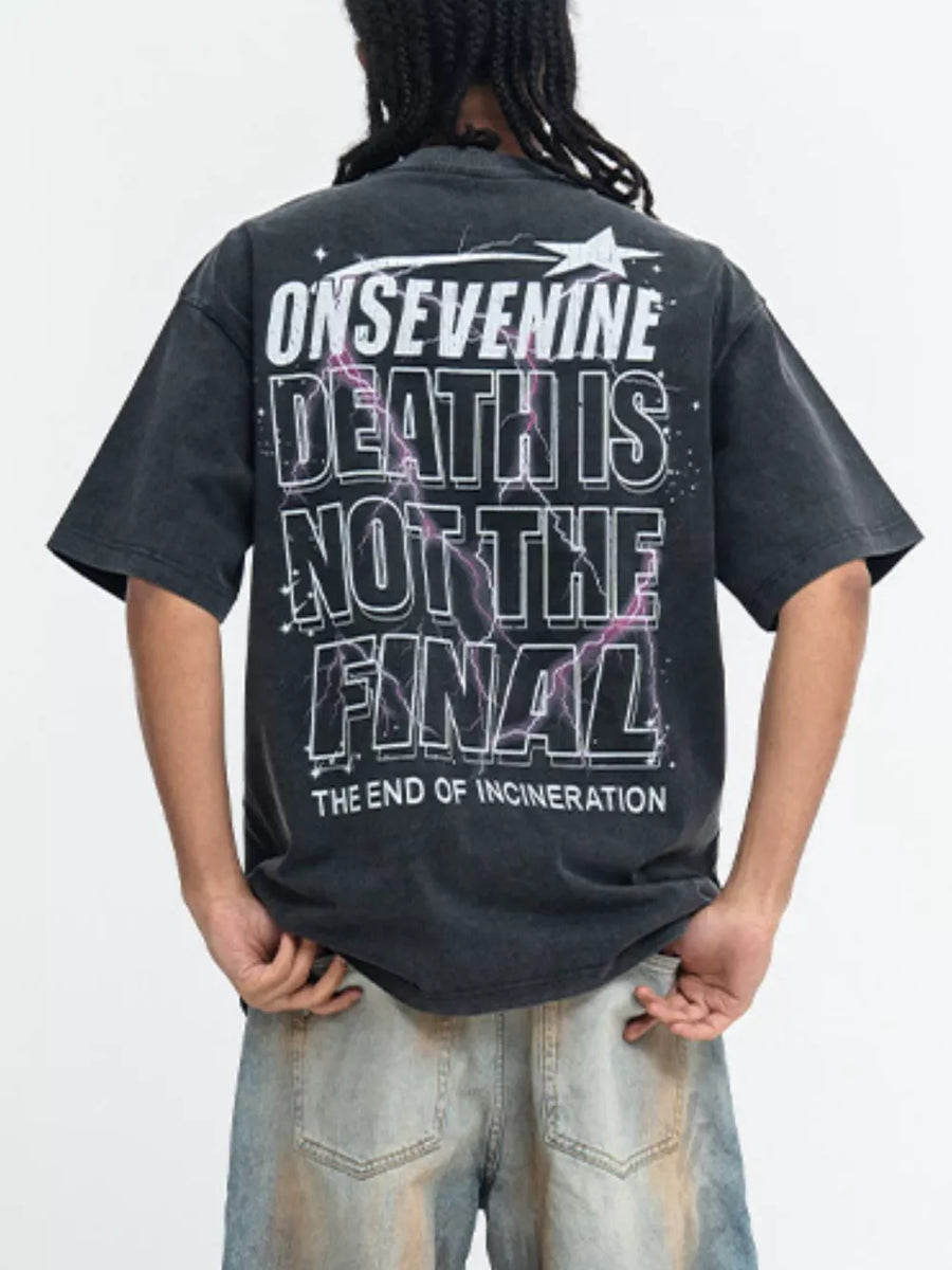 Men's Vintage Washed Graphic T-shirt option 3