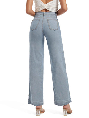 jeans featuring color-block in Blue with 92% Cotton, 7% Polyester, 1% Spandex Care instructions: Machine wash cold texture