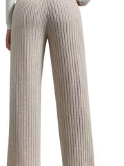 100% polyester Care instructions: Machine wash cold wide-leg pants in Light Gray with wide-leg silhouette