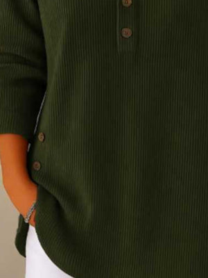 classic henley in Light Purple with henley