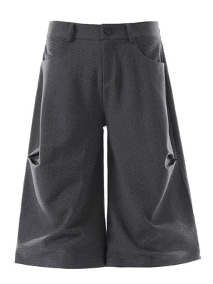 Light Gray with Men's Wide Leg Capris
