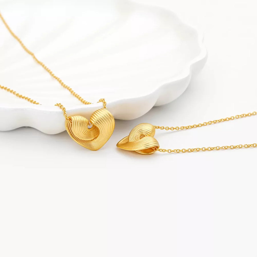 Gold necklace with not applicable and lobster clasp