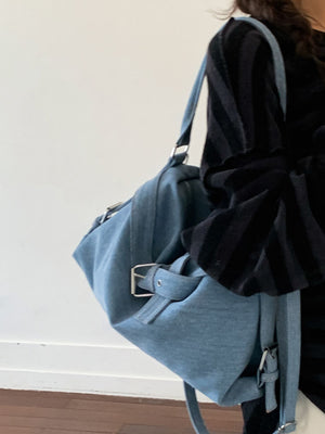 charcoal shoulder bag