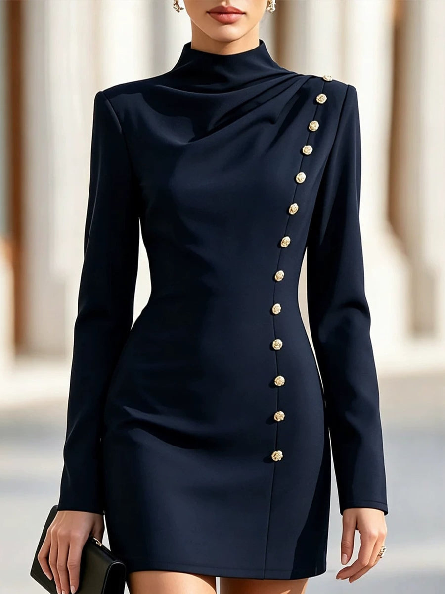 Navy mini dress