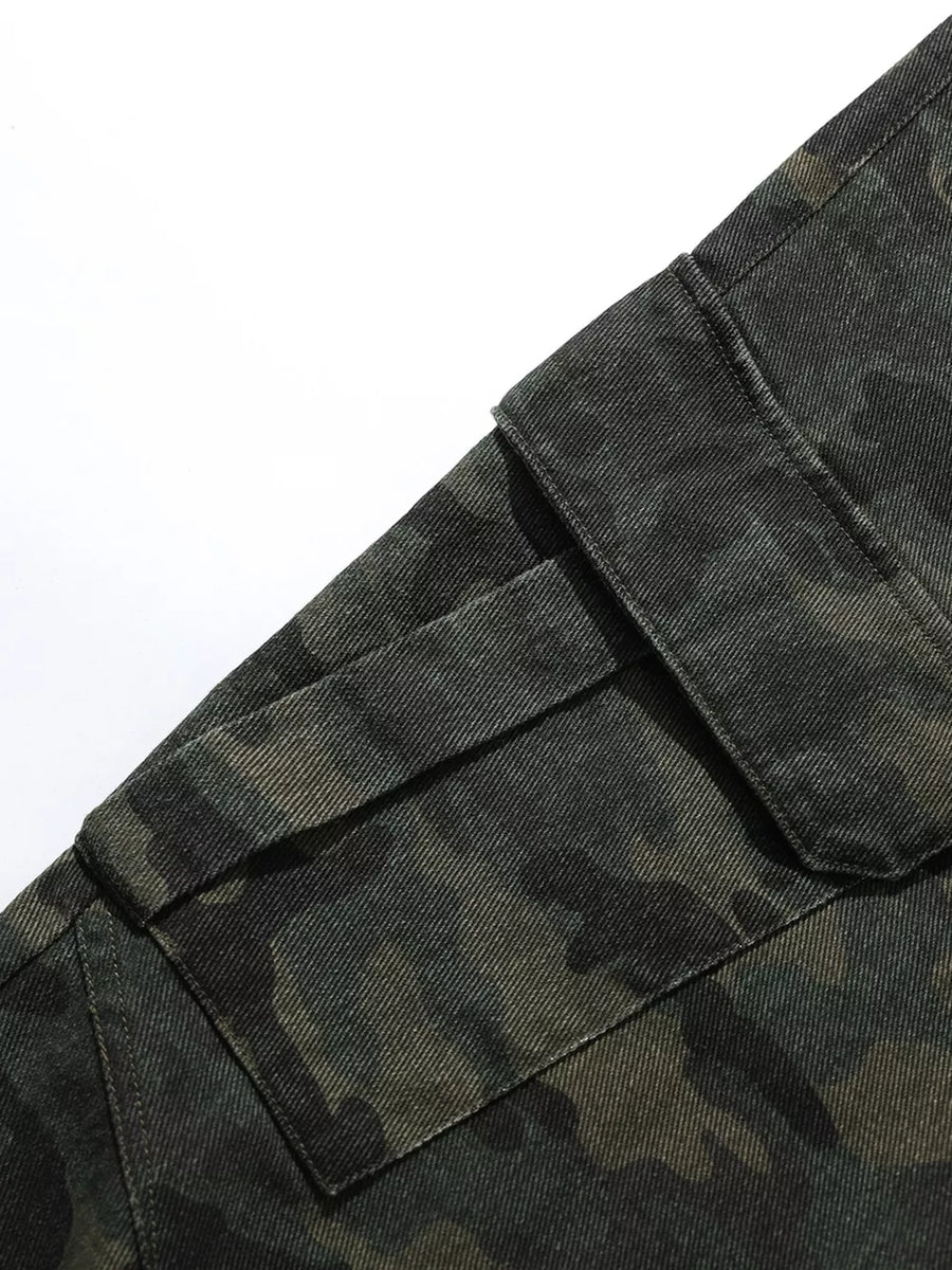 Men's Camouflage Cargo Capris option 4