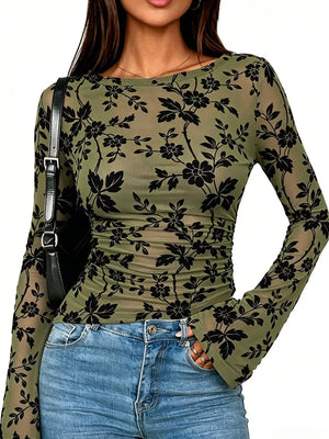Green blouse