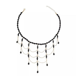 Beaded Choker Necklace With 18k Gold option 8