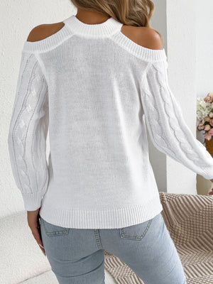 pullover sweater in Burgundy