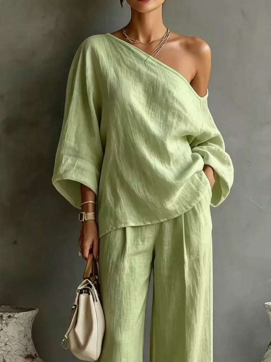 two-piece set in Grey