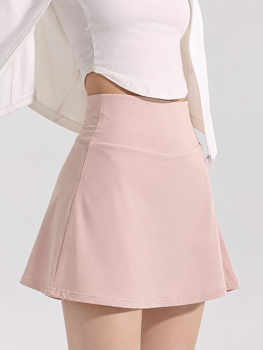 pleated skirt in Purple