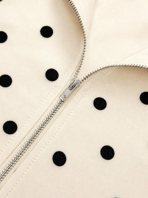 Coffee Brown sweatshirt with zipper and long sleeve