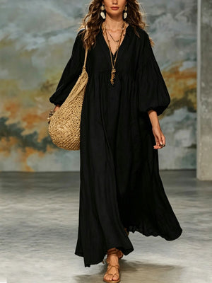 100% polyester Care instructions: Machine wash cold maxi dress in Light Green with A-line silhouette